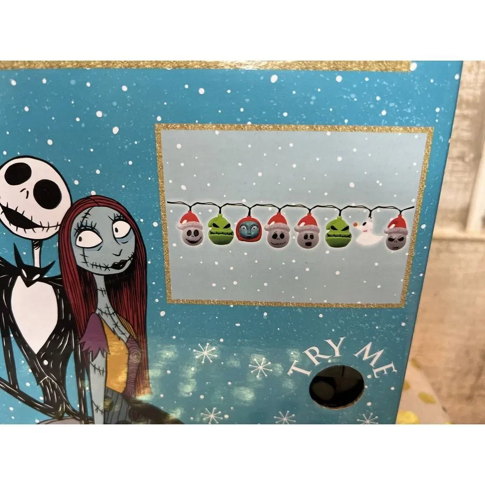 Nightmare Before Christmas String Lights Music Zero Jack Sally Oogie‎ Halloween